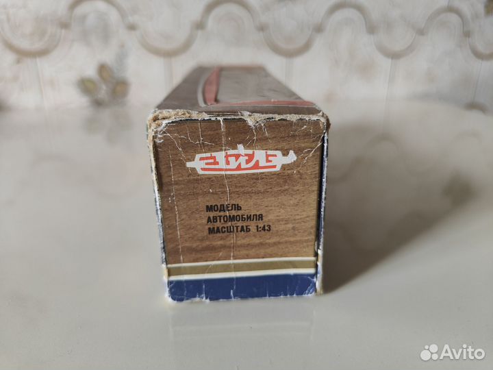 Коробка от модели СССР ЗИЛ 117 июль 1989