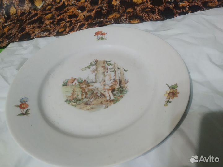 Тарелка фарфор ГДР