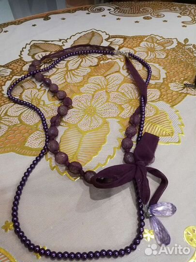 Бусы и серьги