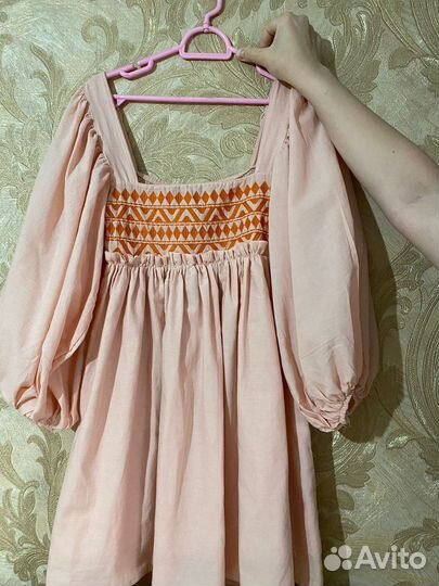 Летнее платье короткое