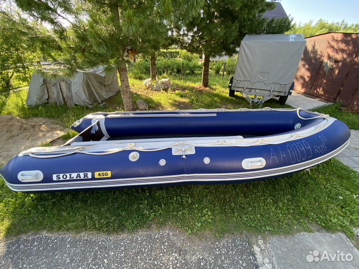 Лодка Solar 450 JET тоннель