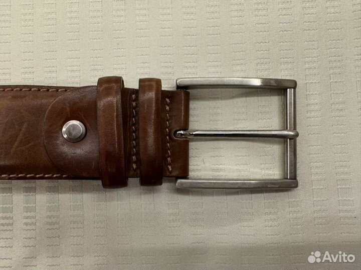 Ремень мужской натуральная кожа италия 109 см