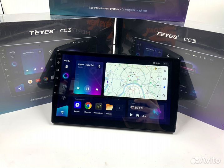 Магнитола на андройде Teyes 3/32 для Киа