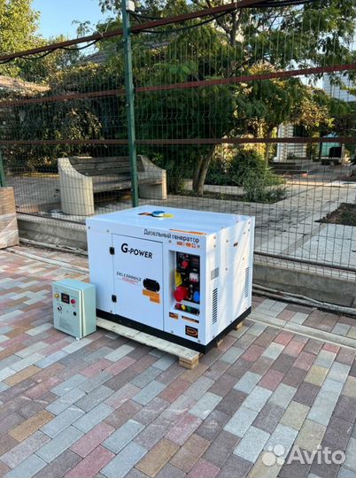 Дизельный генератор 12 кВт G-power трехфазныйDG130