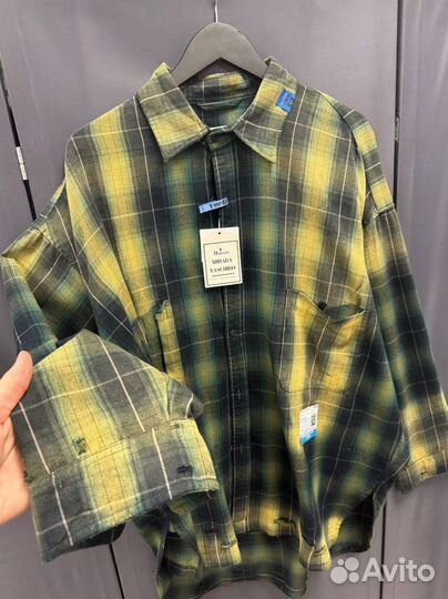 Рубашки в клетку Maison Mihara Yasuhiro(2025)