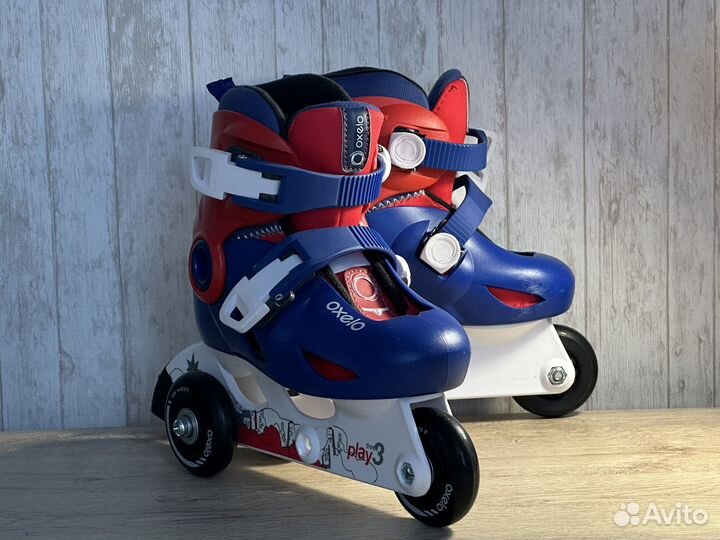 Ролики oxelo детские 26-28 + защита