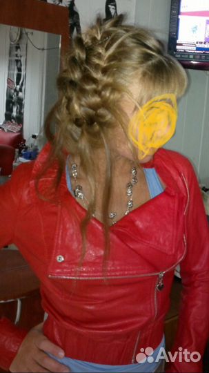 Кожаная куртка косуха (кожа шевро)