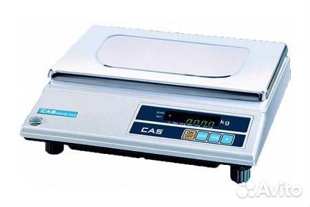 Весы CAS AD-5 Флуоресцентный RS-232