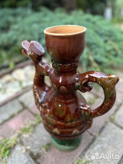 Глиняный кувшин скопинская керамика