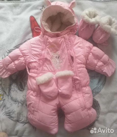Зимний комбинезон-трансформер для девочки
