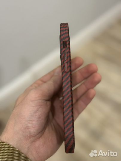 Чехол карбон iPhone 14 pro max