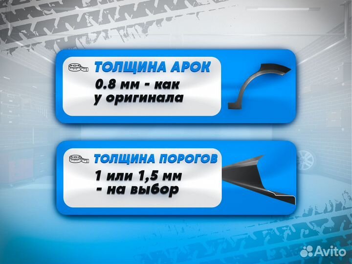 Ford Focus 2 хэтчбек 3 двери пороги и арки Грозный