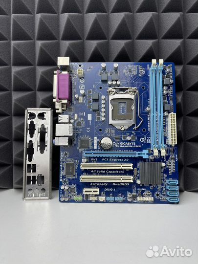 LGA 1155 gigabyte ga-h61m-s2pv материнская плат