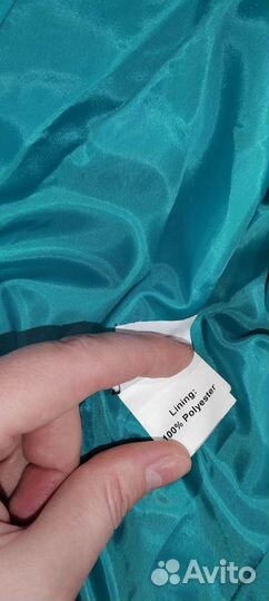 Пальто женское деми синее