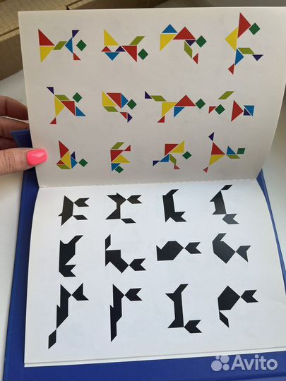 Танграм книжка для детей 3+