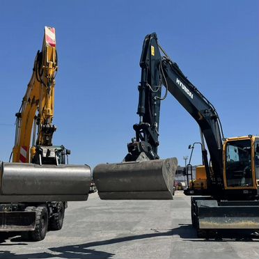 Аренда услуги колесного экскаватора JCB