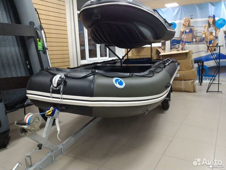 Лодка пвх Stormline Adventure Standard 380 зеленая