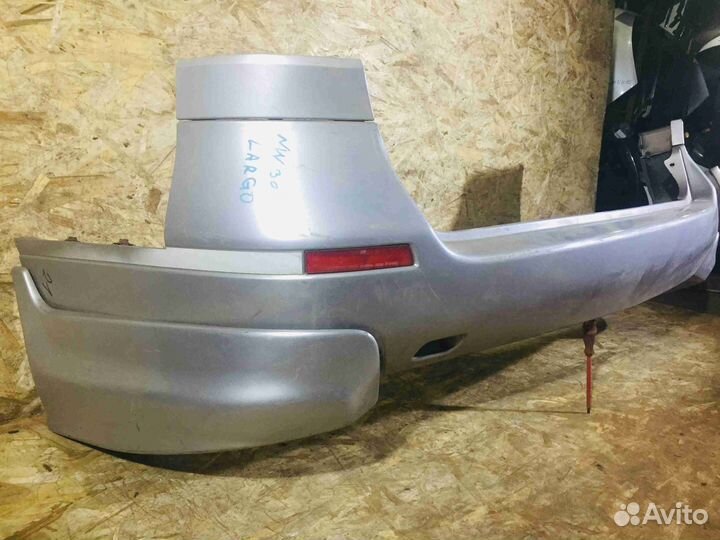 Бампер задний Рестайл Nissan Largo W30 Сереброс на