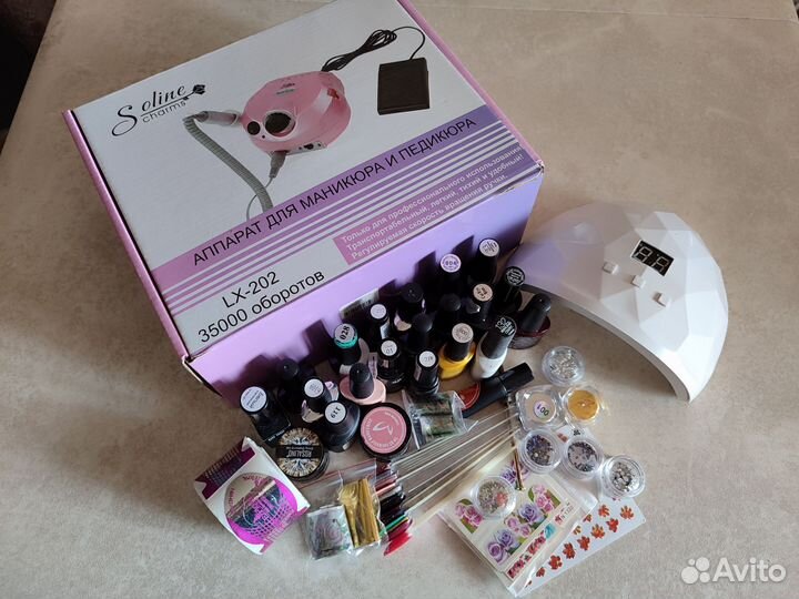 Гель-лаки, аппарат, лампа и другое