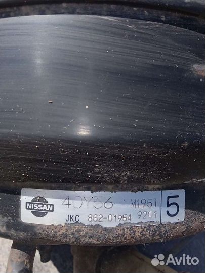 Вакуумный усилитель тормозов Nissan Pulsar FN15