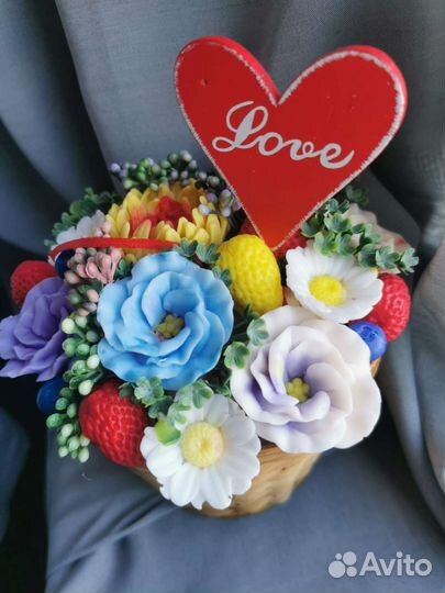 Букет из мыла