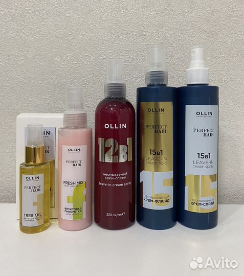 Несмываемый уход для волос оллин