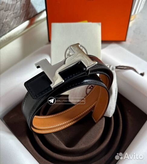 Ремень hermes двухсторонний