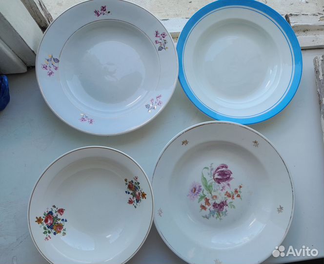 Фарфор.Тарелки СССР.Винтаж.Добор.Смотрите все фото