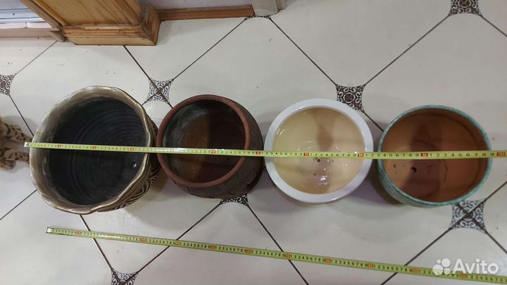 Горшки для цветов керамика и пластик