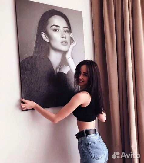 Портрет на холсте по фото Ульяновск