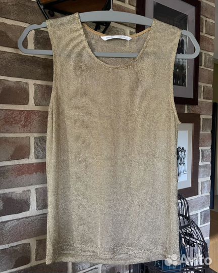 Майка с золотым напылением