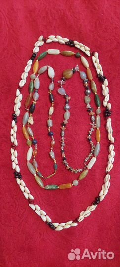 Бусы из натуральных камней