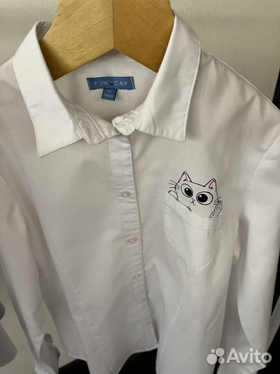 Рубашки школьные для девочки 146-152