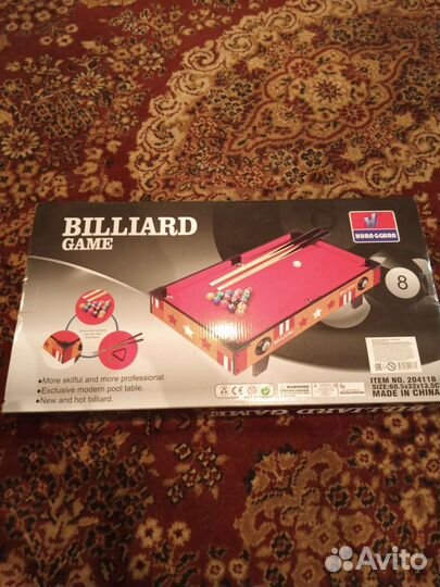 Настольный детский бильярд