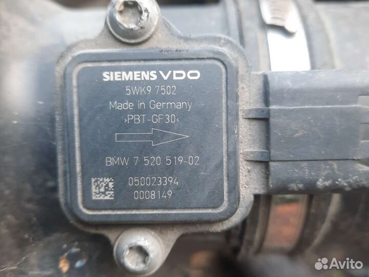 Датчик массового расхода воздуха Bmw 5 Е60 N52B30
