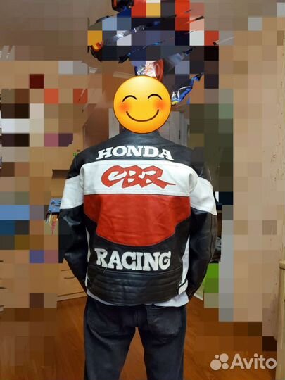 Мотокуртка кожаная мужская