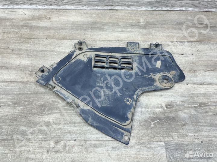 Пыльник двигателя нижний левый Duster 1 / Дастер