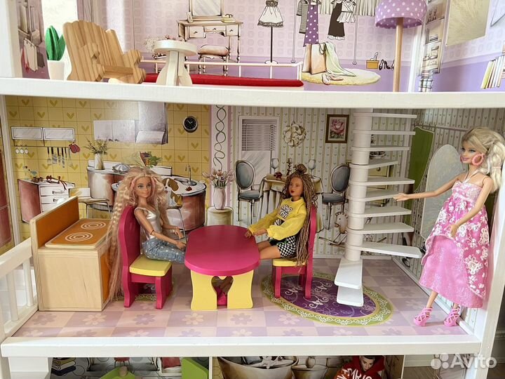 Домик кукольный для барби