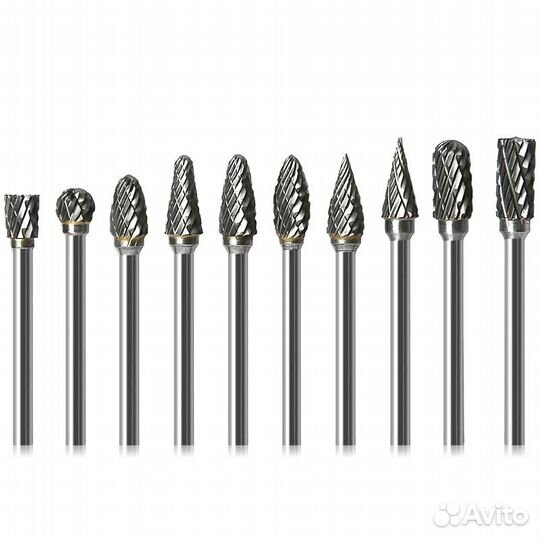 Фрезы для ручного гравера, бормашины. Набор, колле