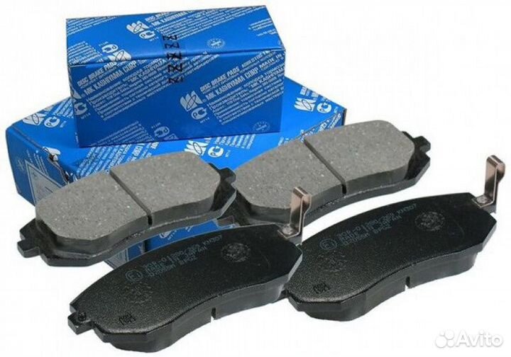 Колодки тормозные дисковые передние, комплект Kash