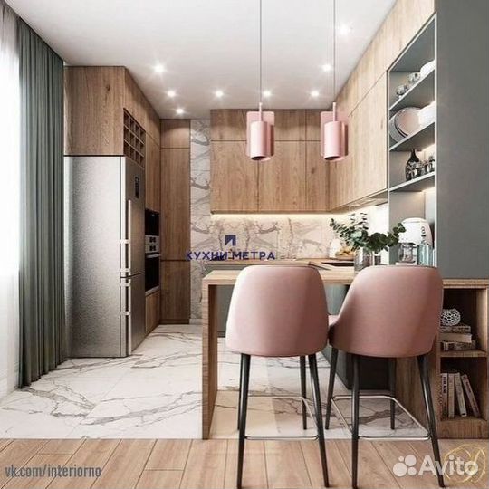 Кухонные гарнитуры, нестандартная кухня на заказ