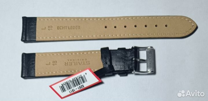 Ремешок для часов 18 мм, Натуральная кожа