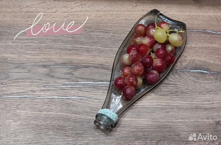 Тарелка-бутылка из с текла