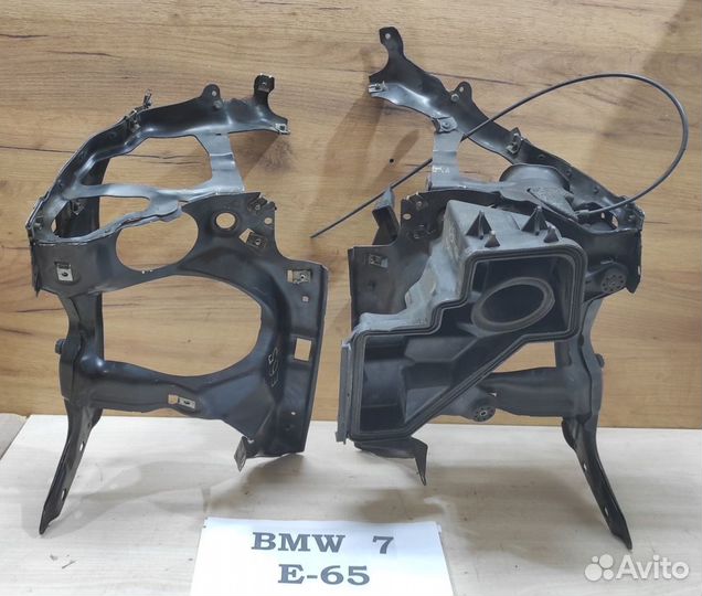 Передняя кузовная часть под фары BMW-7 Е65, 2008г