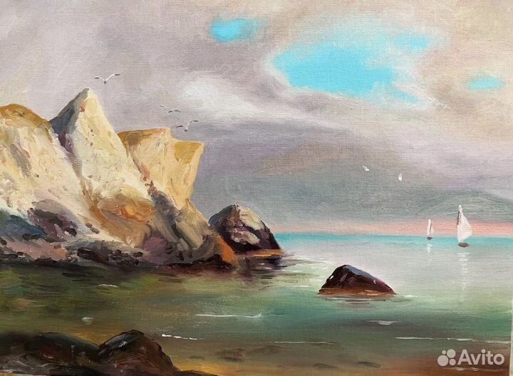 Картина масло холст на картоне 30 х 40 см