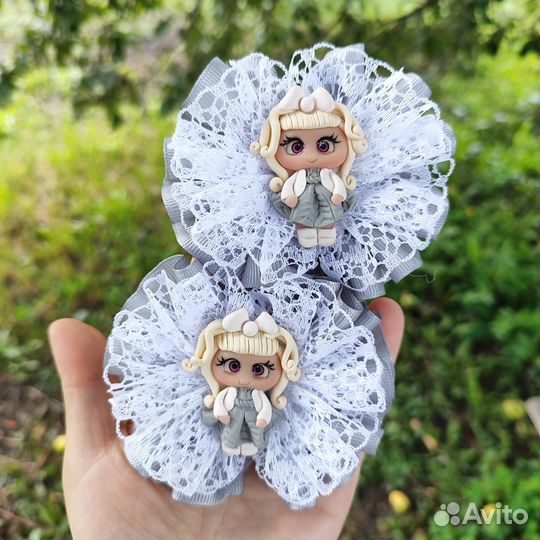 Школьные бантики ручной работы школьный набор