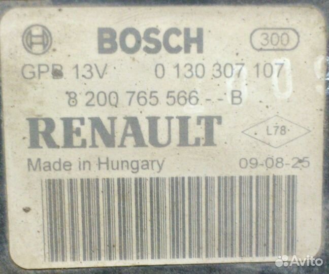 Вентилятор охлаждения renault logan, sandero