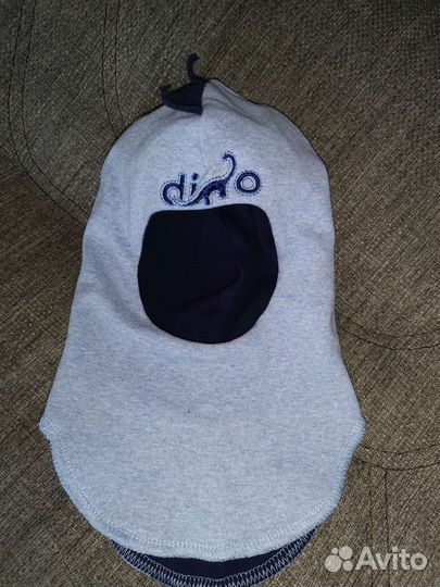 Шапка шлем для мальчика 46 48