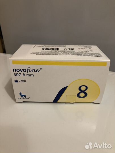 Иглы для инсулиновых шприц-ручек 8 мм