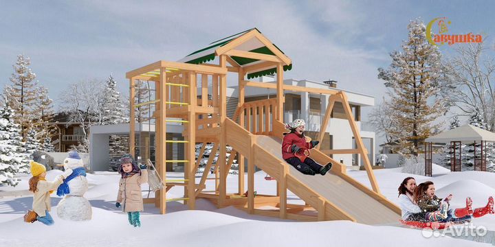 Детский игровой комплекс Савушка для улицы